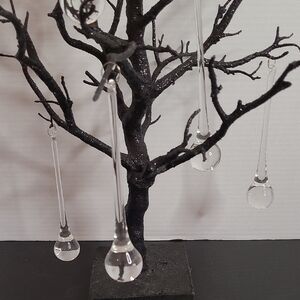 💣10 Elegant Glass Teardrop Ornaments 5.5" Long